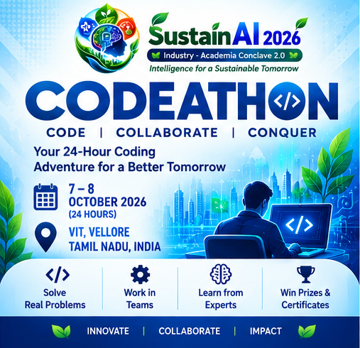 SustainAI 2026 event artwork for the innovation track