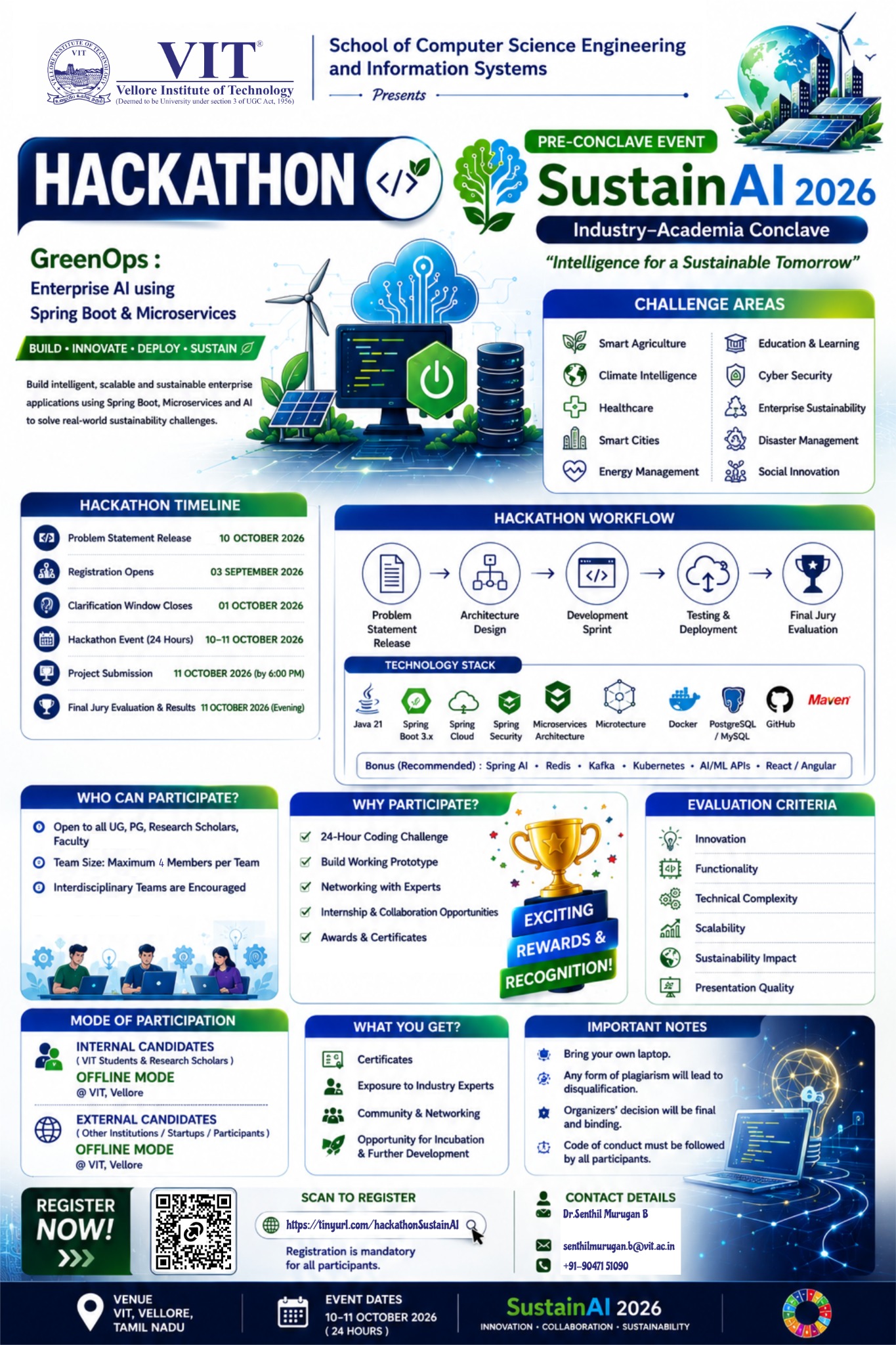 Hackathon brochure details