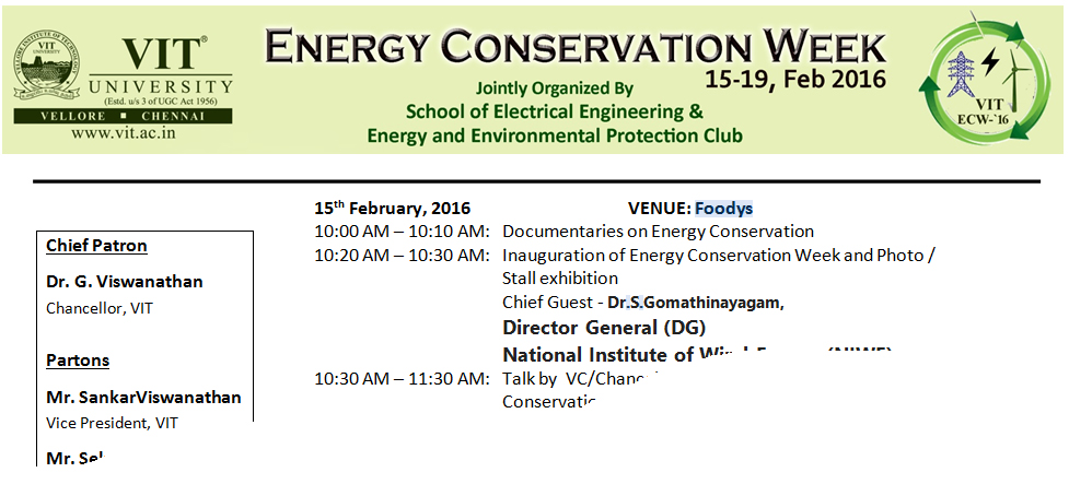 Energy Conservation Programme