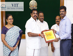 VIT receives Green award from Tamil Nadu Government