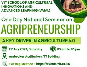 One Day National Seminar on AGRIPRENEURSHIP: A KEY DRIVER IN AGRICULTURE 4.0