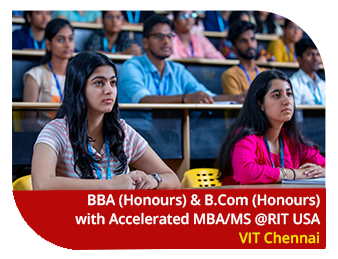 BBA (Honours) with specialization (Optional: 2 + 2 BS degree from RIT, USA) & B.Com (Honours) with specialization (2024-25 Admissions)