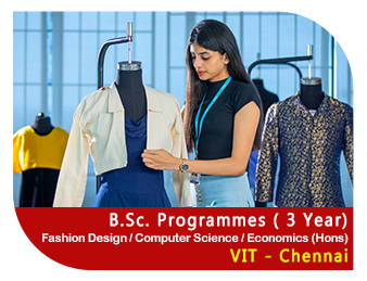 B.Sc Fashion Design, B.Sc Computer Science, B.Sc. Economics (Hons) 3 Year Programmes (2024-25 Admissions)