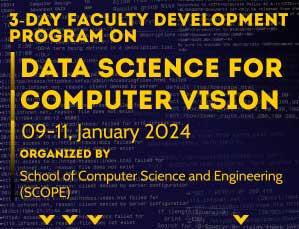 3-Day Faculty Development Program on Data Science for Computer Vision