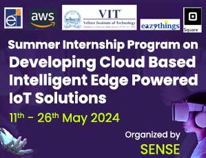 Summer Internship Program on Developing Cloud Based Intelligent Edge Powered IoT Solutions
