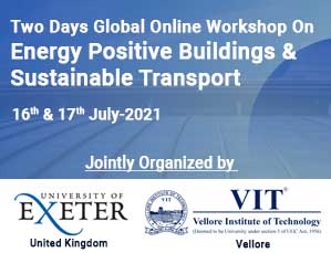 Two Days Global Online Workshop On  Energy Positive Buildings & Sustainable Transport