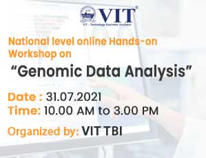 National level online Hands-on Workshop on Genomic Data Analysis