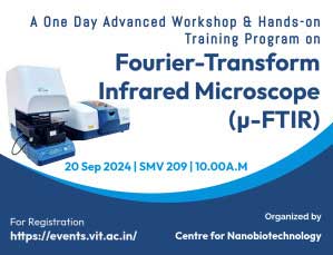 A One Day Advanced Workshop & Hands-on Training Program on Fourier-Transform Infrared Microscope (µ-FTIR)