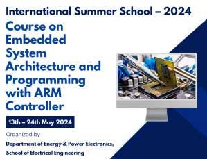 International Summer School - 2024 Course on Embedded System Architecture and Programming with ARM Controller