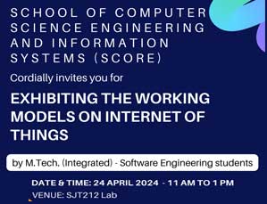 Exhibiting the Working Models on Internet of Things