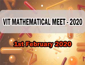 VIT Mathematical Meet – 2020