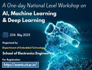 A One-day National Level Workshop on AI, Machine Learning and Deep Learning