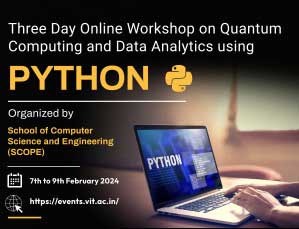 Three Day Online Workshop on Quantum Computing and Data Analytics using Python