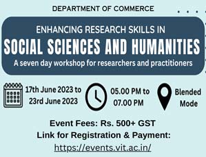Enhancing Research Skills in Social Sciences and Humanities, A seven day workshop for researchers and practitioners
