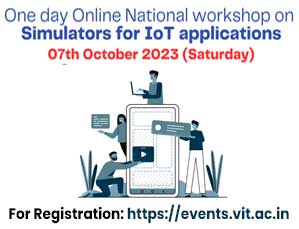 One day Online National workshop on Simulators for IoT applications