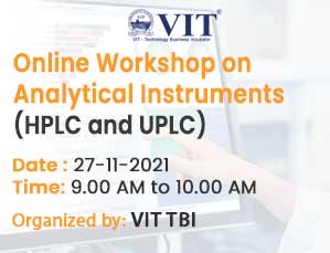 Online Workshop on   Analytical Instruments (HPLC and UPLC)