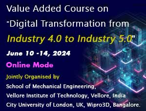 Value Added Course on Digital Transformation from Industry 4.0 to Industry 5.0