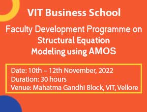 Faculty Development Programme on Structural Equation Modeling using AMOS