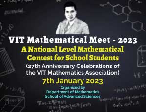 VIT Mathematical Meet - 2023