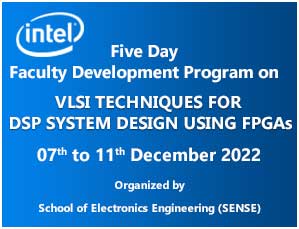 Five Day  Faculty Development Program on   VLSI TECHNIQUES FOR DSP SYSTEM DESIGN USING FPGAs