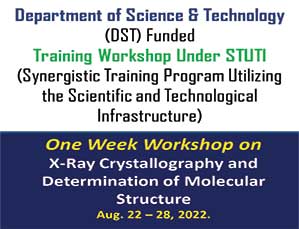 One Week Workshop on X-Ray Crystallography and Determination of Molecular Structure