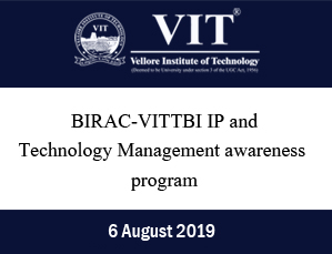BIRAC AWARENESS WORKSHOP ON “INTELLECTUAL PROPERTY & TECHNOLOGY MANAGEMENT IN LIFE SCIENCES”