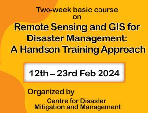 Remote Sensing and GIS for Disaster Management:  A Handson Training Approach