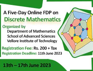 A Five-Day Online FDP on Discrete Mathematics