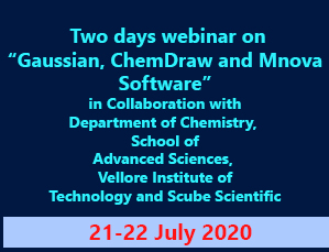 Two days webinar on “Gaussian, ChemDraw and Mnova Software”