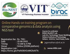 Online Hands-on training program on comparative genomics & data analysis using NGS tool