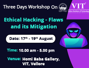 Three Days Workshop On  Ethical Hacking – Flaws and its Mitigation