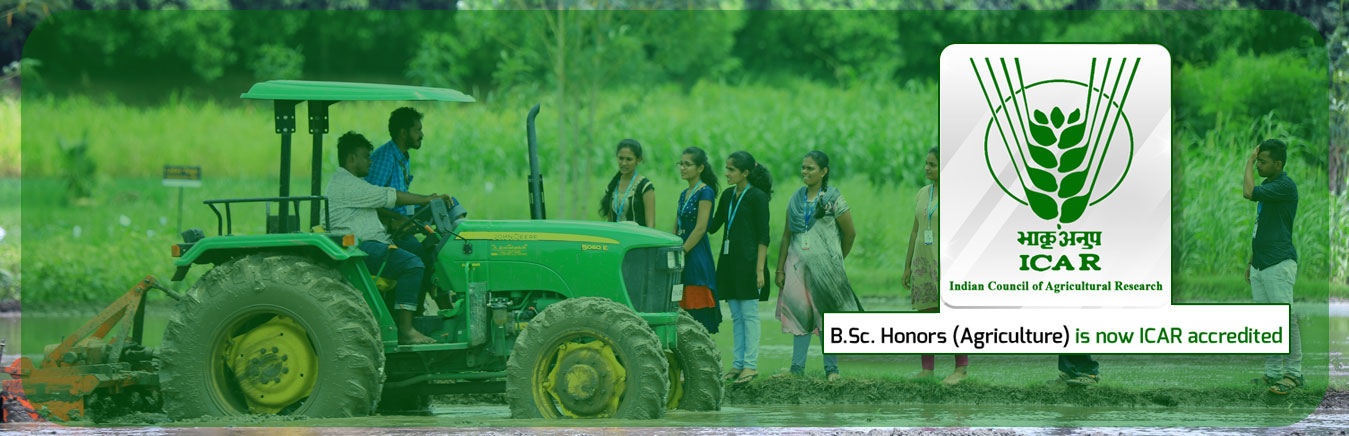 B.Sc. (Hons.) Agriculture Programme Accredited by ICAR