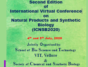 Second Edition of International Virtual Conference on Natural Products and Synthetic Biology (ICNSB-2020)