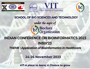 Indian Conference on Bioinformatics 2023 - Inbix'23