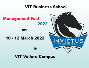 VIT BUSINESS SCHOOL MANAGEMENT FEST 2022