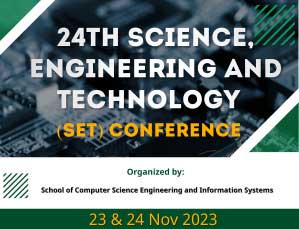 24th Science, Engineering and Technology (SET) Conference