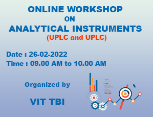 ONLINE WORKSHOP ON ANALYTICAL INSTRUMENTS (HPLC and UPLC) - 26.02.2022