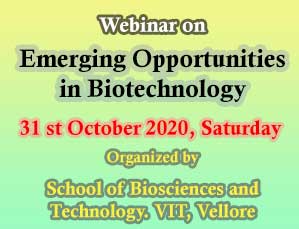 Webinar on Emerging Opportunities in Biotechnology