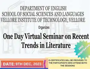 One Day Virtual Seminar on Recent Trends in Literature