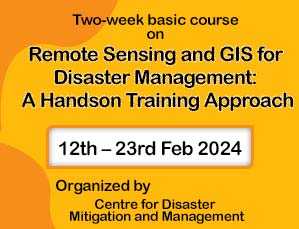 Remote Sensing and GIS for Disaster Management: A Handson Training Approach