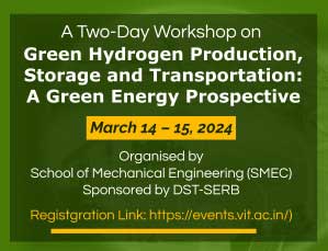 A Two-Day Workshop on Green Hydrogen Production, Storage and Transportation: A Green Energy Prospective