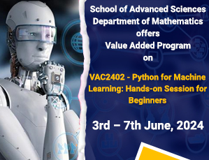 VAC2402 – Python for Machine