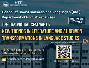 One Day Virtual Seminar on New Trends in Literature and AI-Driven Transformations in Language Studies