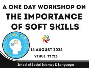 A One Day Workshop on THE IMPORTANCE OF SOFT SKILLS