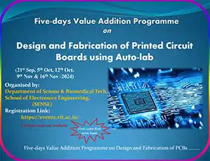 VAC on Design and Fabrication of Printed Circuit Boards using Auto-lab