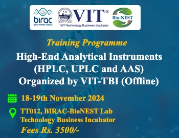 Training Programme on High-End Analytical Instruments (HPLC, UPLC and AAS)