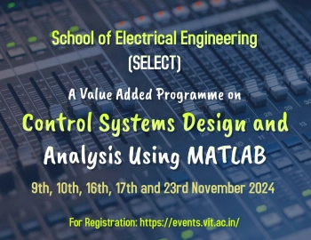 A Value Added Programme on Control Systems Design and Analysis Using MATLAB