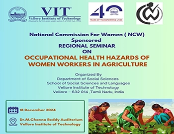 National Commission for Women (NCW) Sponsored Regional Seminar on Occupational Health Hazards of Women Workers in Agriculture