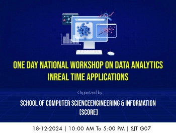 One Day National Workshop on Data Analytics in Real Time Applications