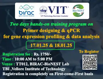 Primer designing & qPCR for gene expression profiling & data analysis